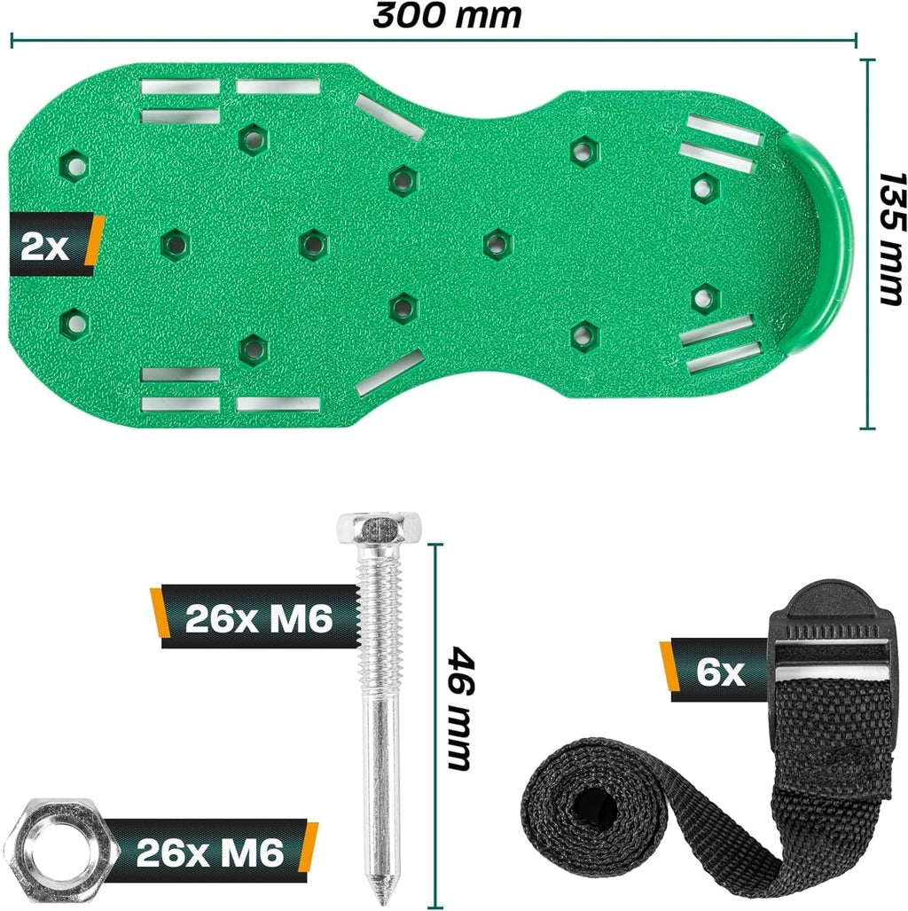 Garden Lawn Aerator Spike Spiked  Shoes