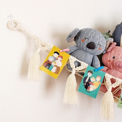 Soft Large Toy Hammock Mesh Net Bedroom Nursery Toys Storage Teddy Bear