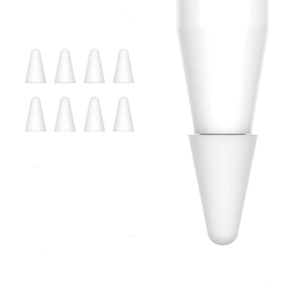 8x Silicone Nib Case Pen Tip Protector Cover For Apple iPad Pencil 1st 2nd