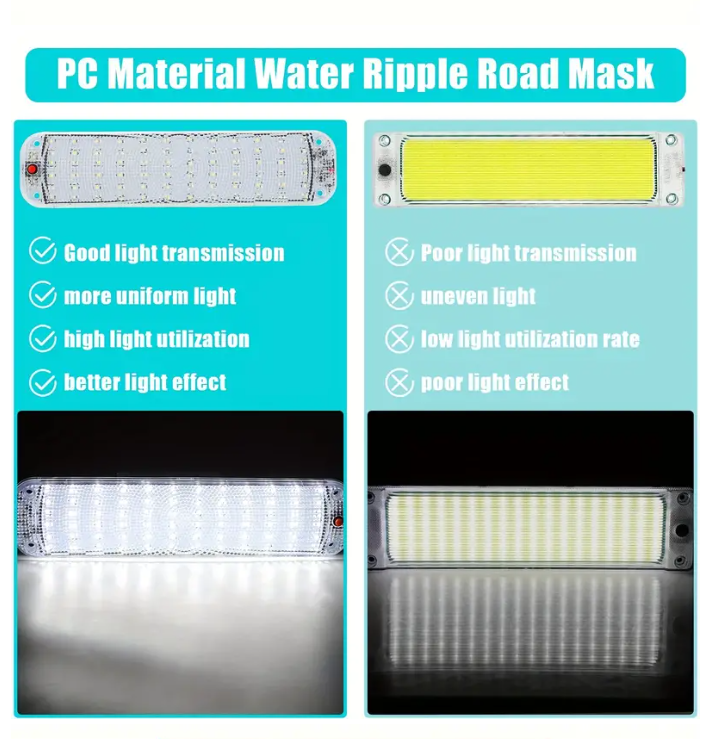 12V LED Car Interior Lights Roof Doom Light White Camper Van Boat Caravan