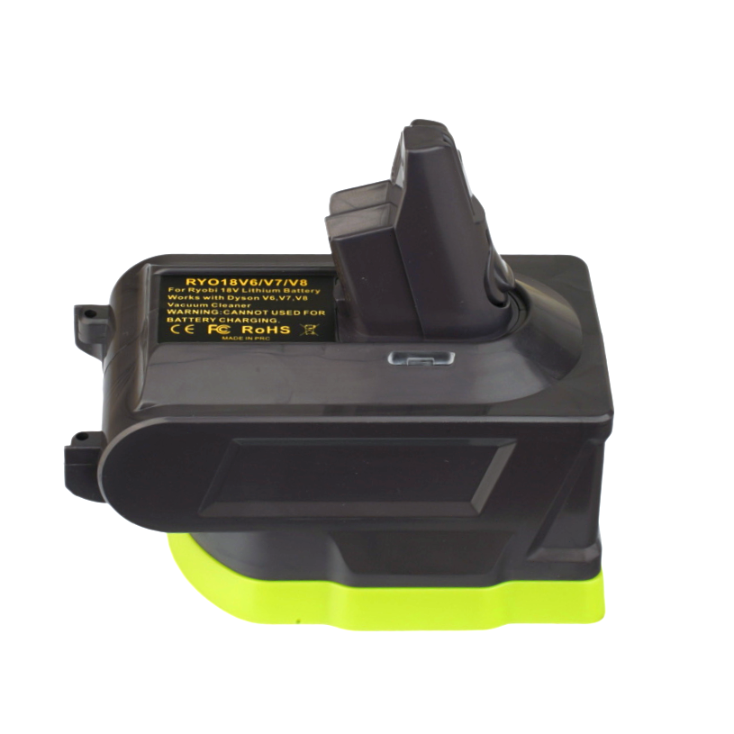Ryobi 18V Battery to Dyson V6 V7 V8 Adapter Converter