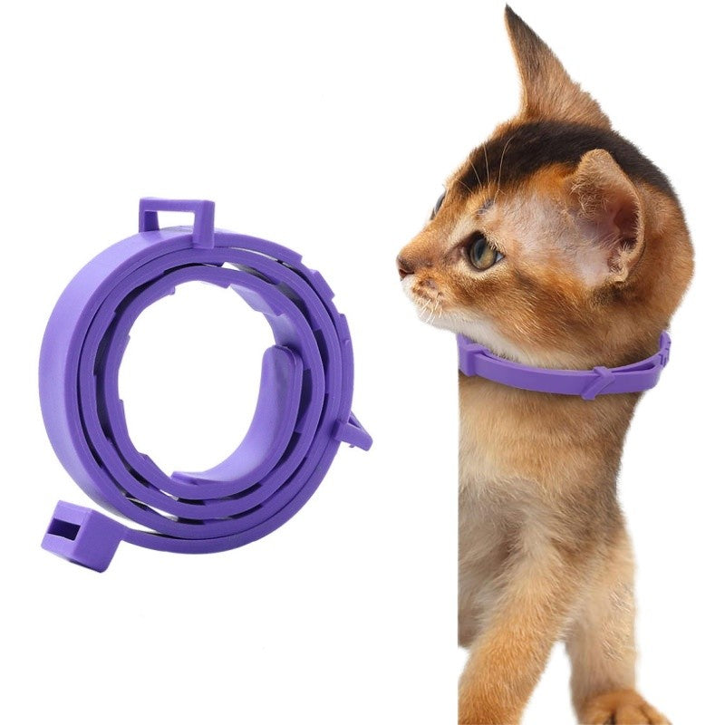 Adjustable Flea Tick Collar for Pets Cats and Dogs Design Natural Ingredients