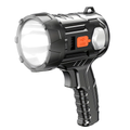 Rechargeable LED Handheld Torch Spotlight Camping Flashlight With 3 Color Lenses