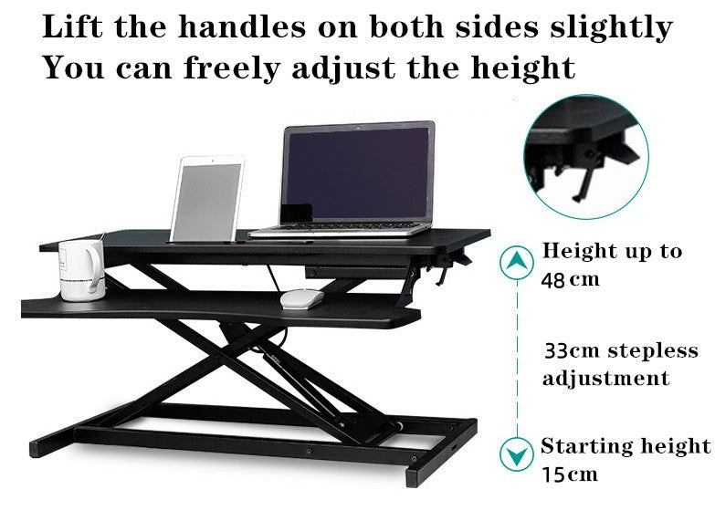 Salelink Laptop PC Monitor Computer Workstation Desk Table Converter Height Adjustable