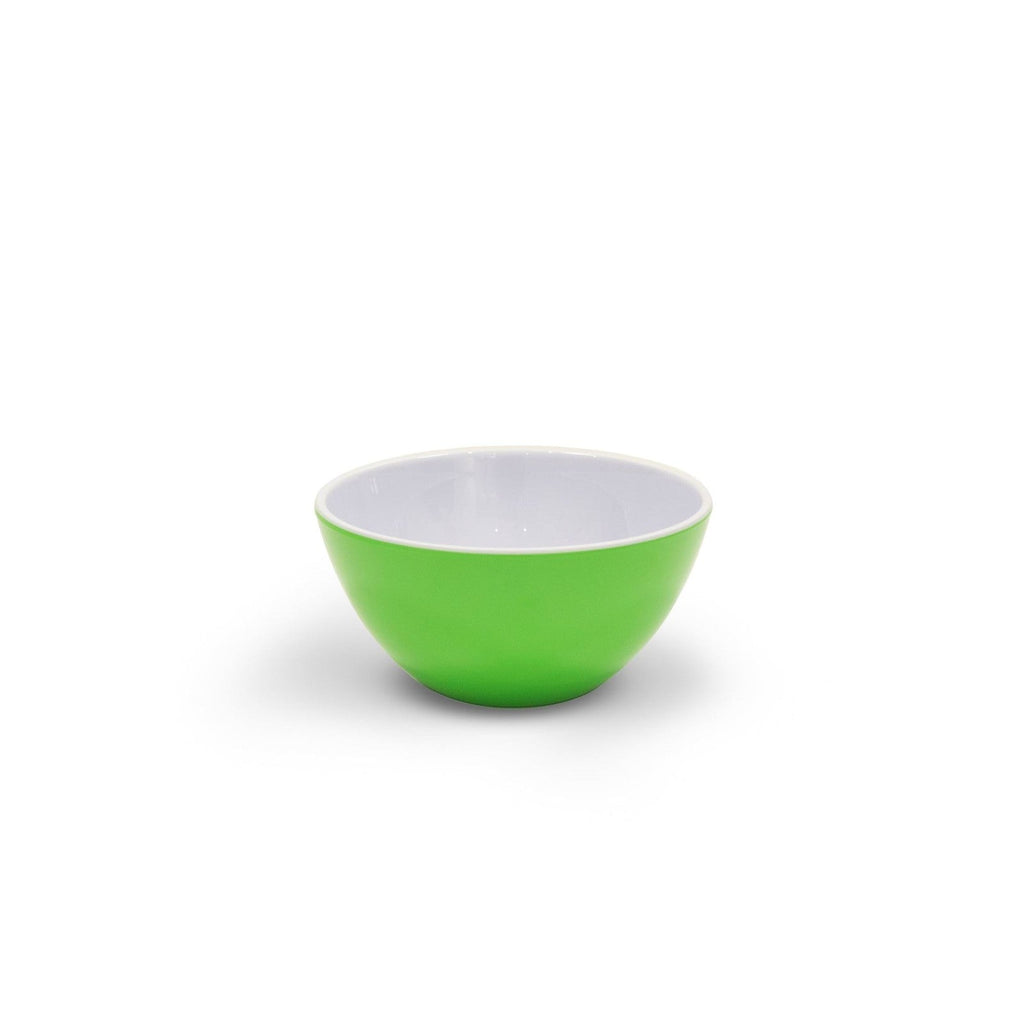 Henni & Friends Melamine Bowls Set, Green Melamine Cereal/Soup/Salad Bowls, Set of 6