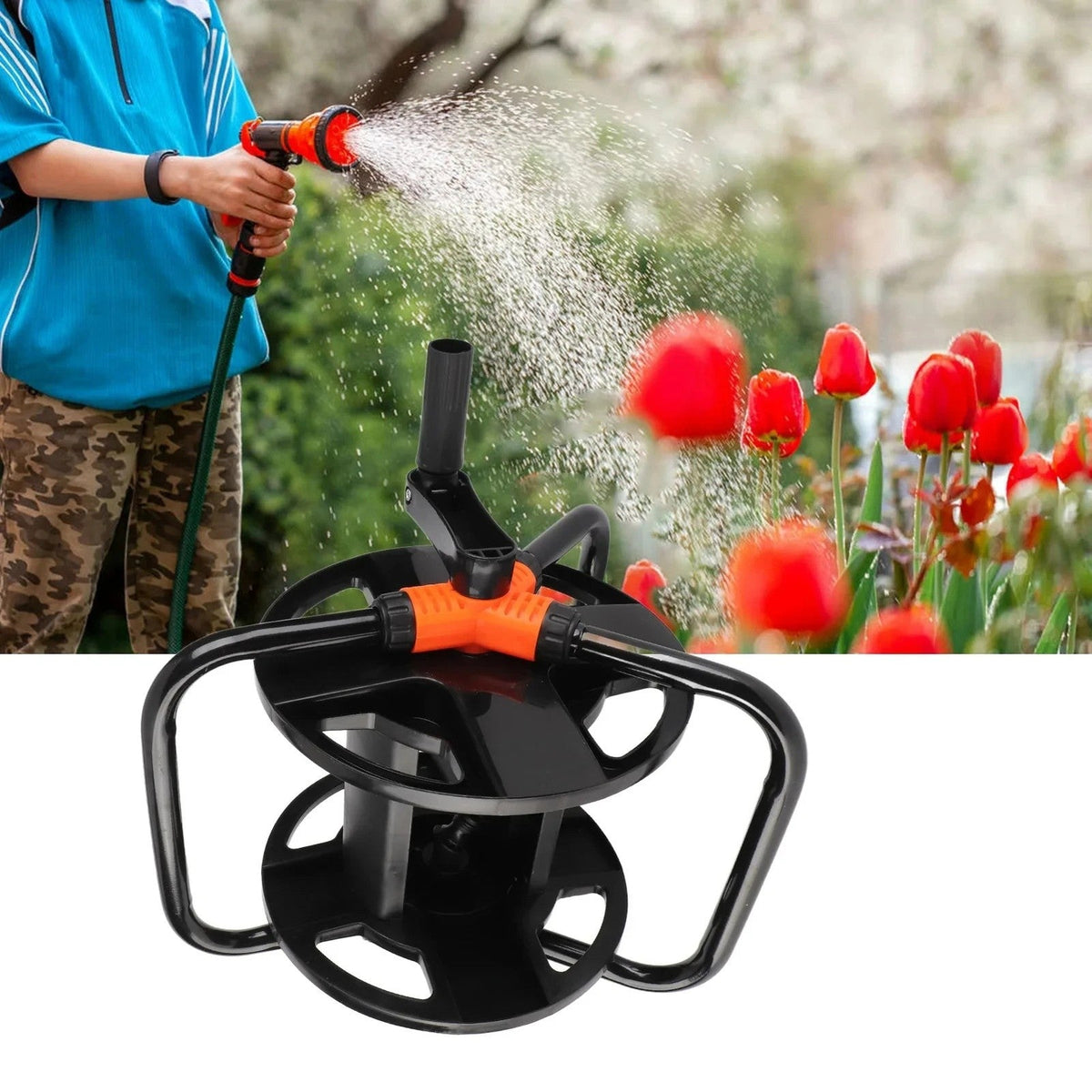 Garden Hose Reel Cart for Storing 50M Hose
