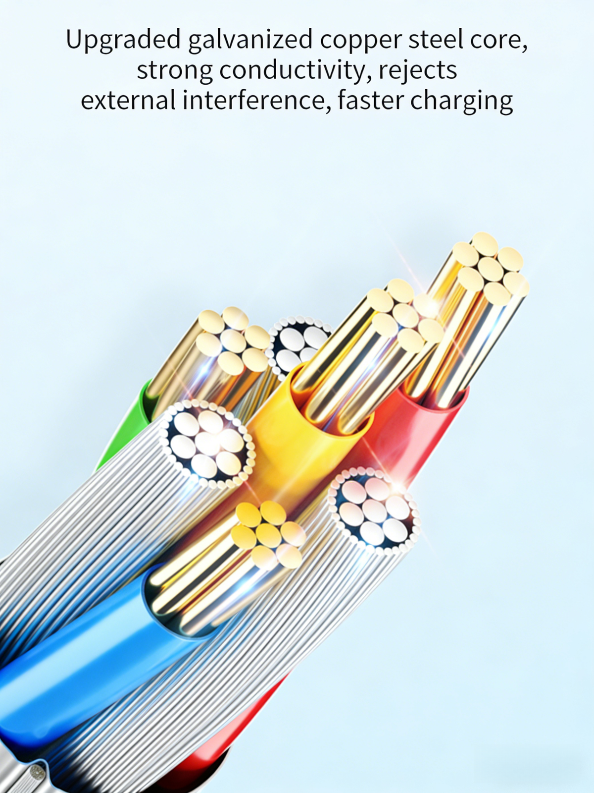 Type C Fast Charging Cable For Samsung Xiaomi Huawei 1M