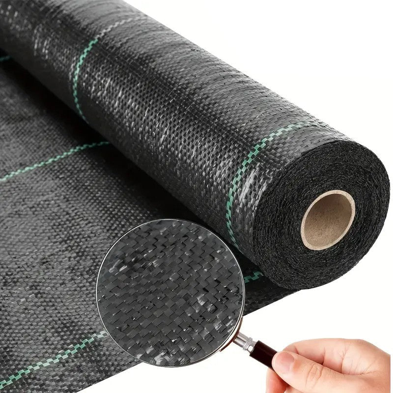 2x100m Weed Mat Weedmat Control Matting Woven Fabric Garden Plant