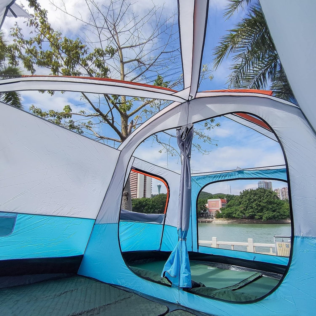 Portable Outdoor Tent for 8-12persons with Carrying Bag Ideal for Hiking
