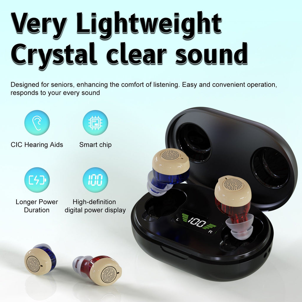 Hearing Aids for Seniors with Noise Cancelling and Volume Control