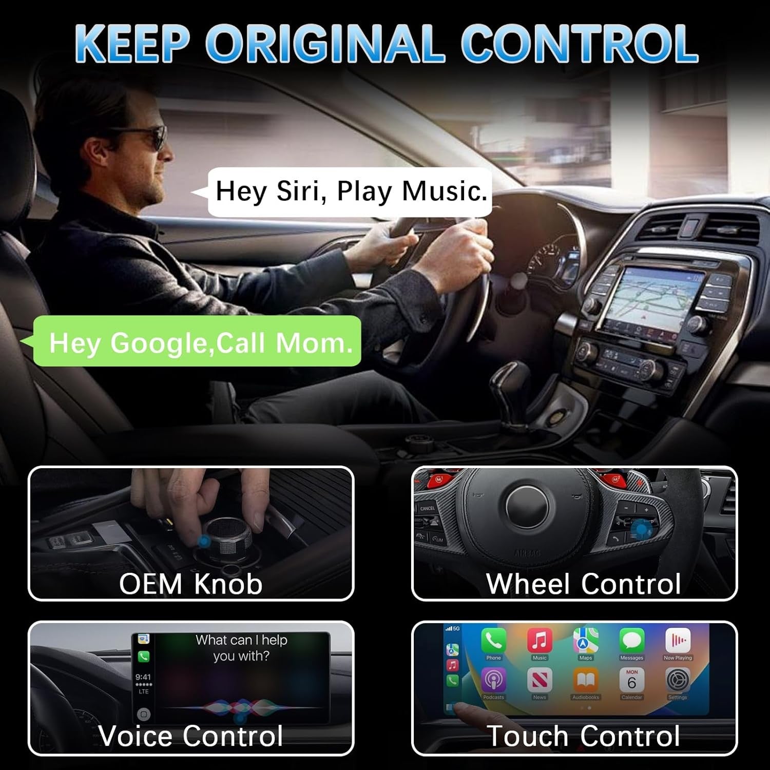 USB Wireless CarPlay Adapter For iPhone Apple Wireless Carplay Dongle Plug Play