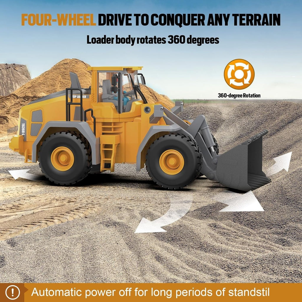 1:20 Multi Remote Control Wheel Loader RC Toy Boys Gift Construction Toy