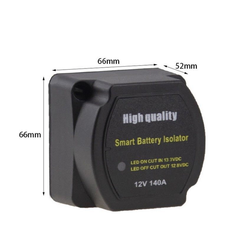 12V 140A Smart Dual Battery System Isolator Box Voltage Sensitive Relay VSR