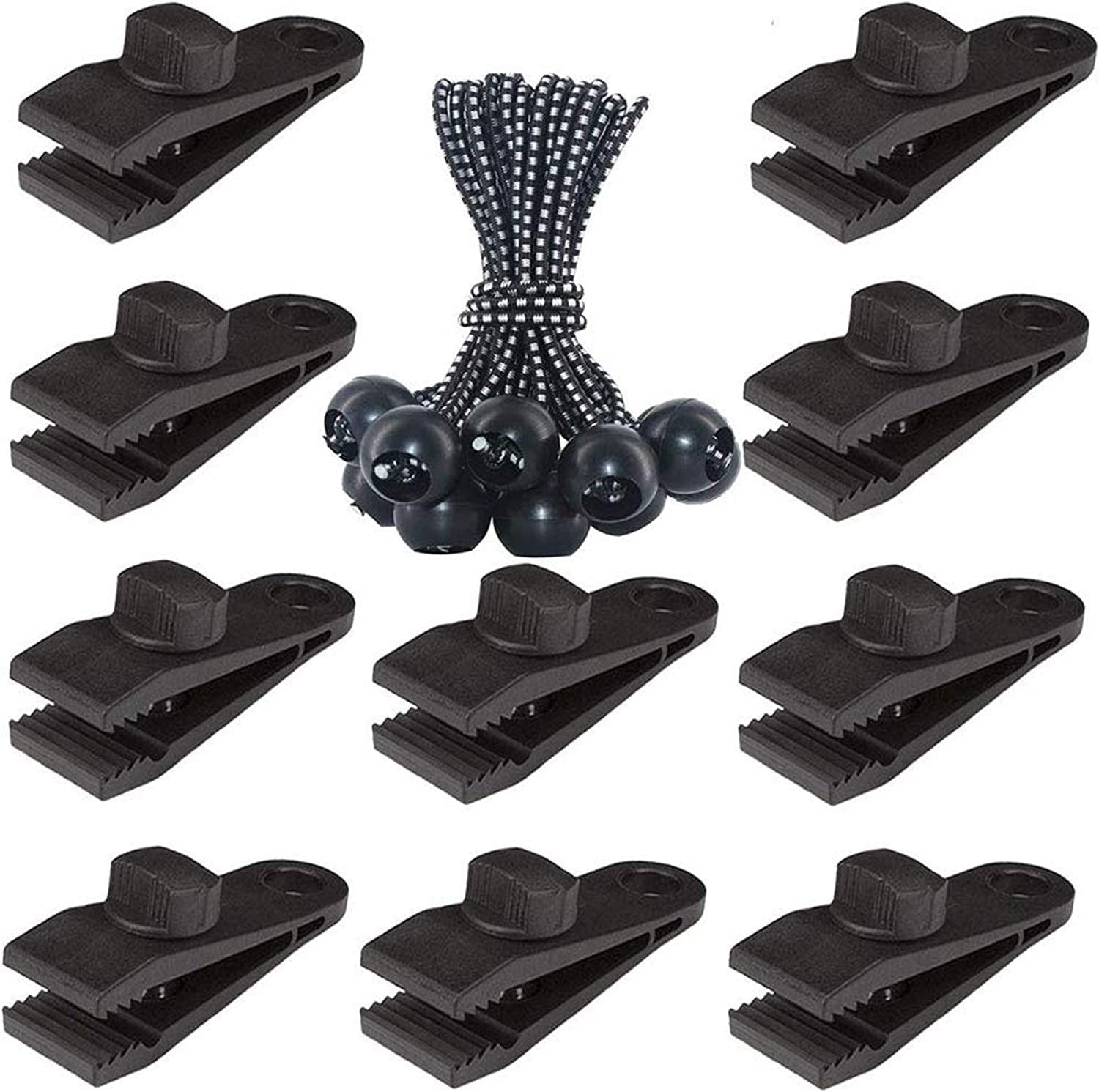 Tarp Clips Hangers Thumb Screw Camping Tent Clamps Lock Grip Heavy