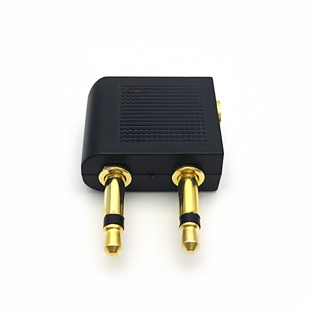 3.5mm Jack Audio Headphones Earphone Adapter for Aeroplane Airplane Plane Travel
