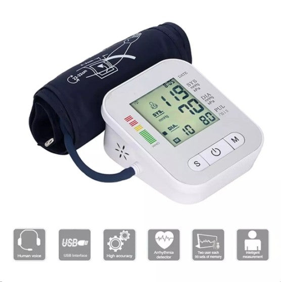 XL Blood Pressure Monitor Upper Arm Cuff Length 22-52cm