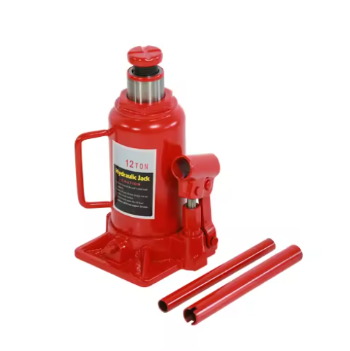 12Ton Hydraulic Bottle Jack Lift Car Lifting Tool Truck Caravan Tractors 4WD SUV