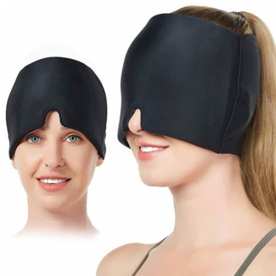 Reusable Cooling Cap Hat Ice Cooling Head Wrap 360°