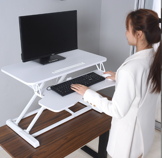 Salelink Laptop PC Monitor Computer Height Adjustable Table Standing Desk