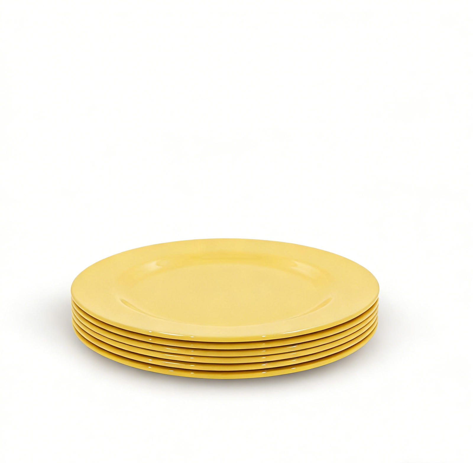Henni & Friends 20CM Melamine Plates (Set of 6 Yellow)