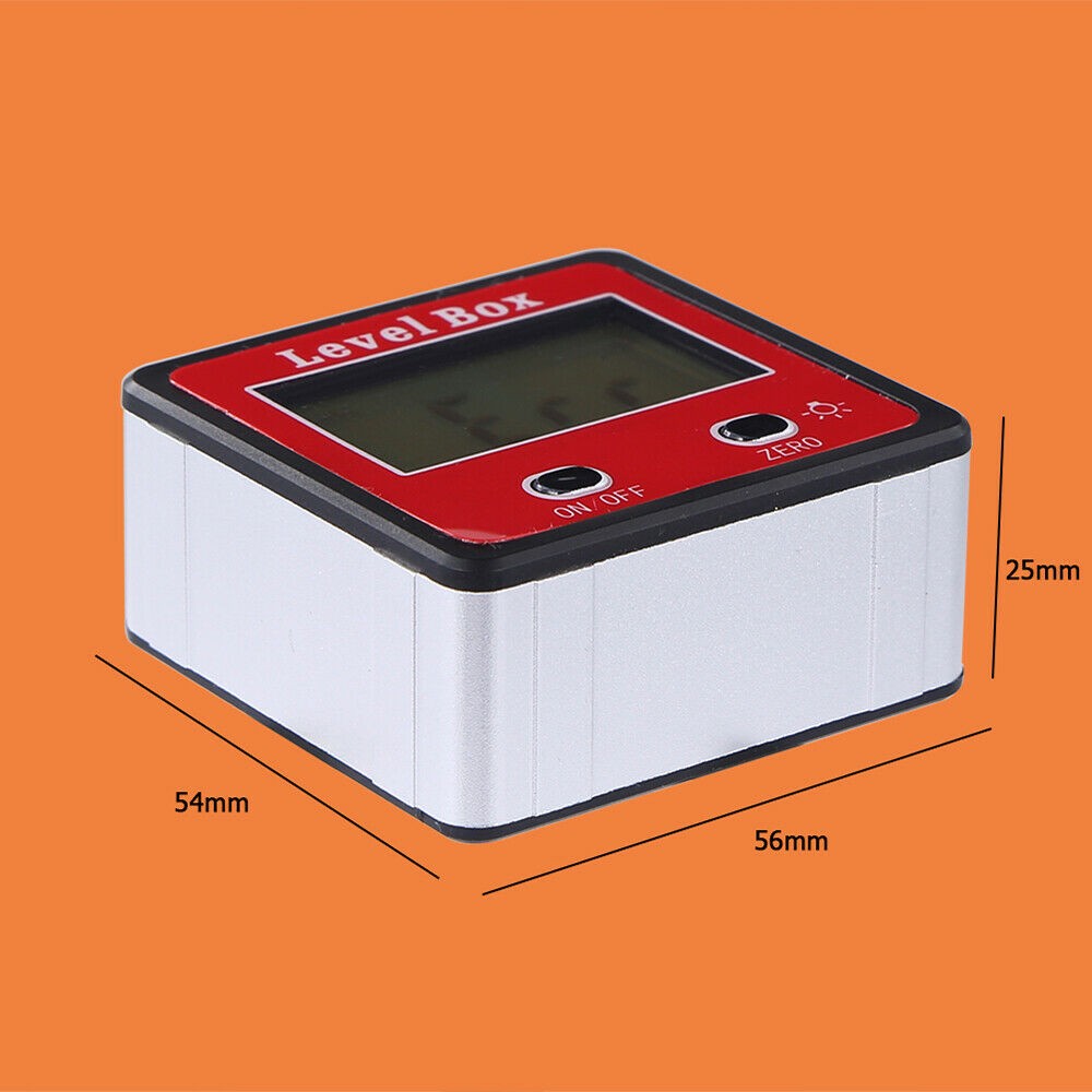 Magnetic Digital Protractor Angle Finder Gauge Inclinometer Electronic Box