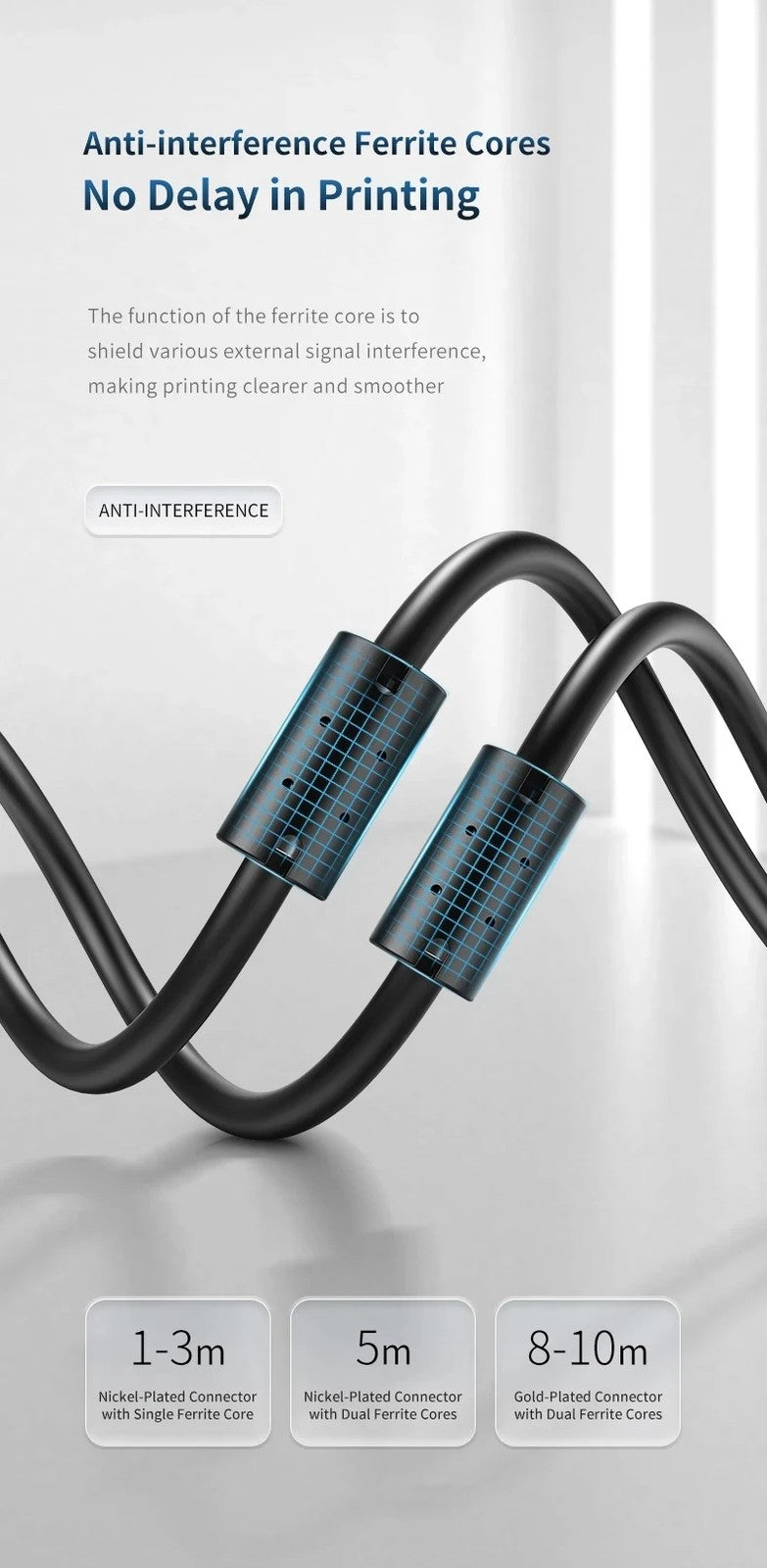 USB Printer Cable 3M