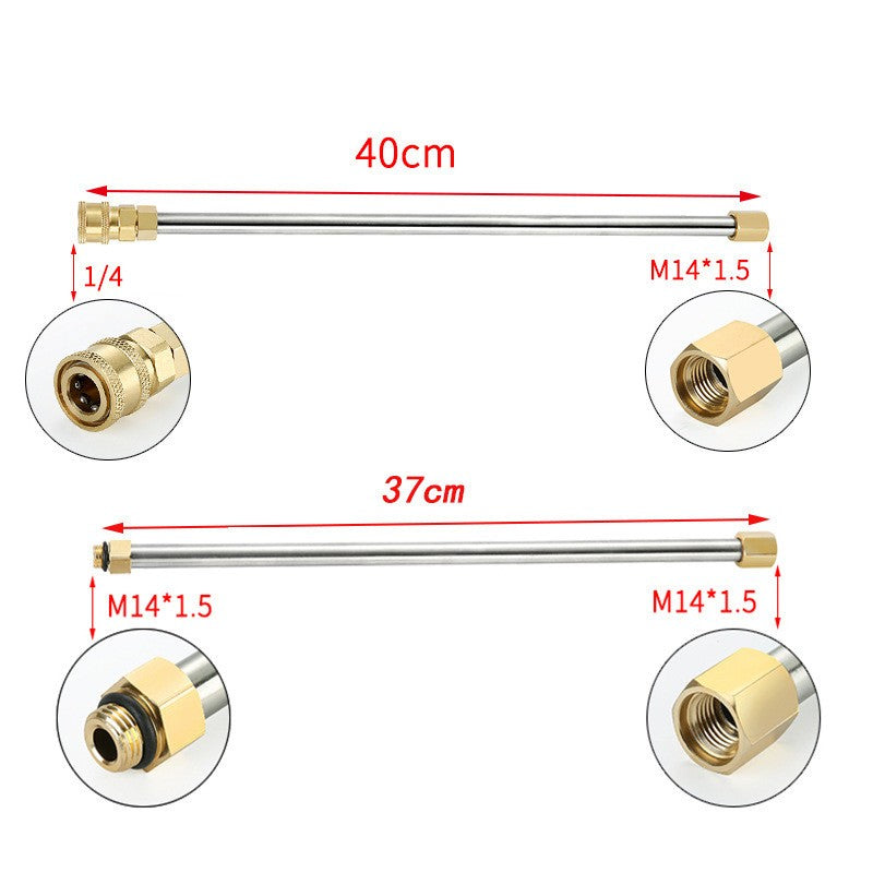 Tool Pressure Washer Extension Wand Upgrade Power Washer Lance with 5 Tips