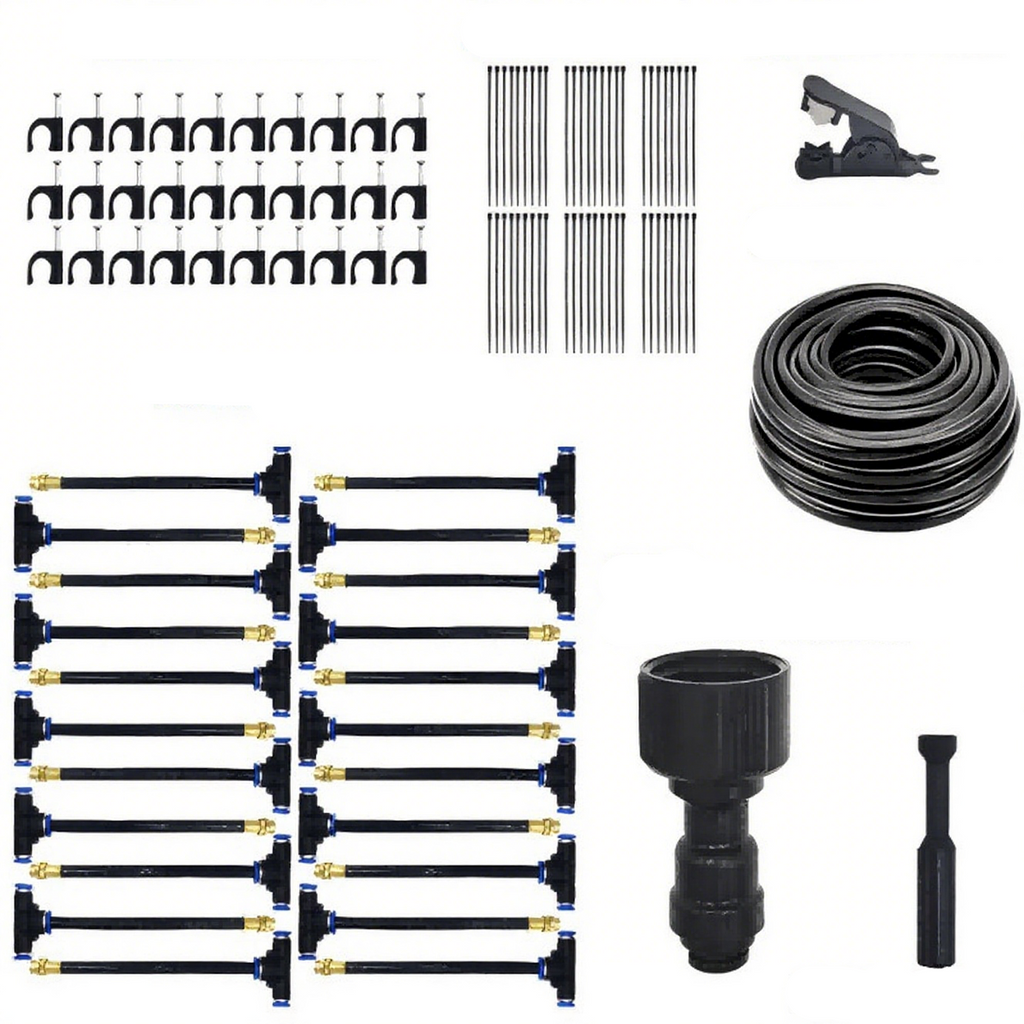 20M Adjustable Watering Irrigation Misting System Kit