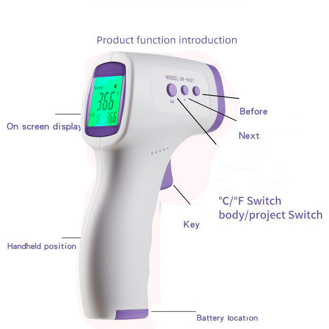 IR Infrared Thermometer Temperature Digital