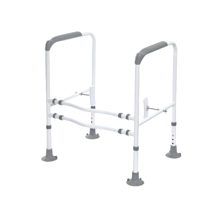 Toilet Safety Frame & Rail – Adjustable Bathroom Support Stand, Non-Slip Handrails