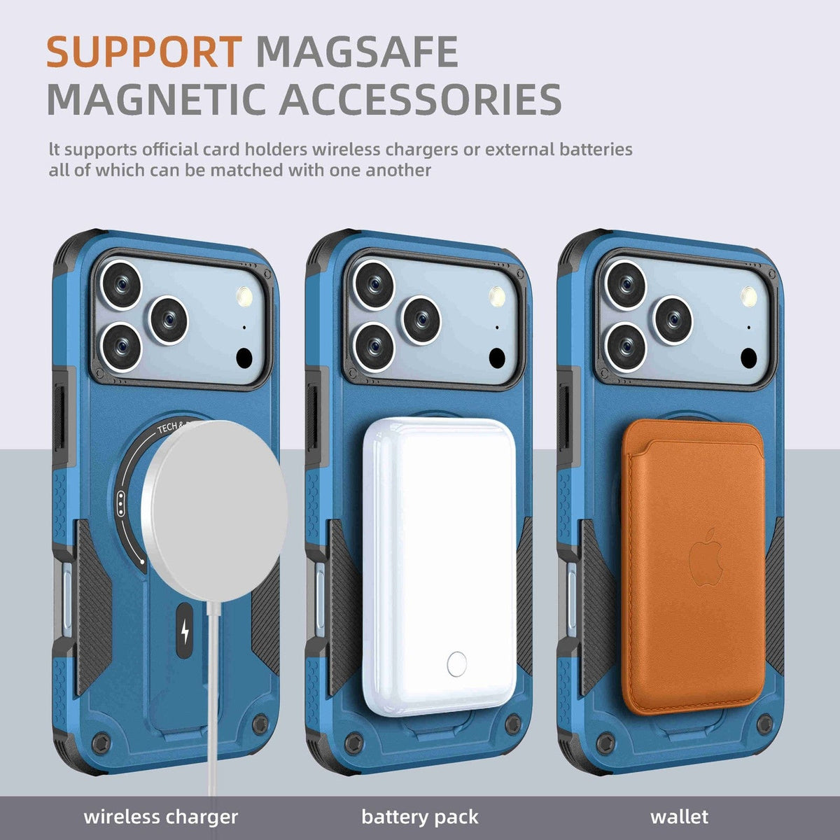 Magnetic Kickstand Magsafe Case for iPhone 17 Pro