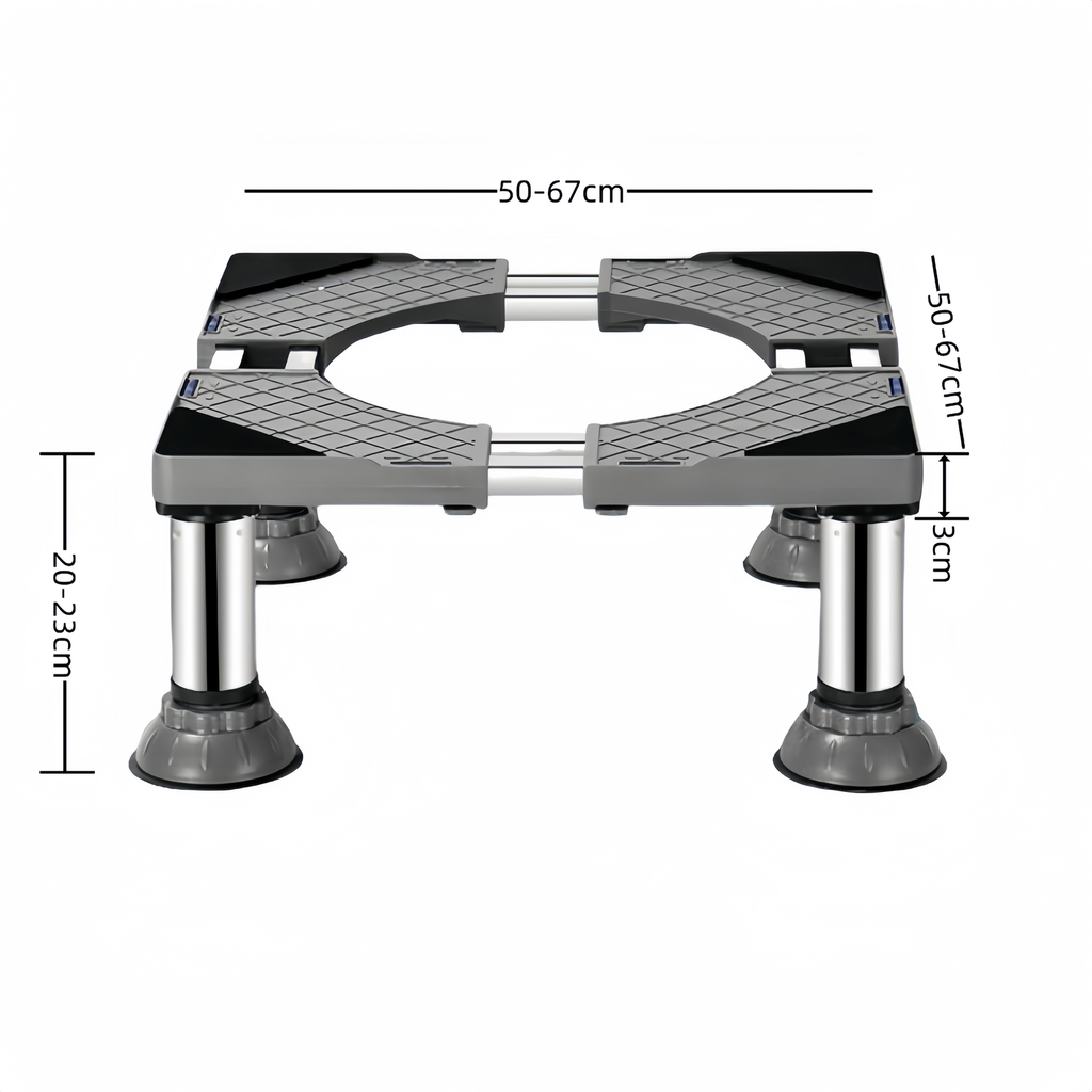 Mini Fridge Stand 16-24.8" Adjustable Heavy Duty Washer Dryer Pedestal