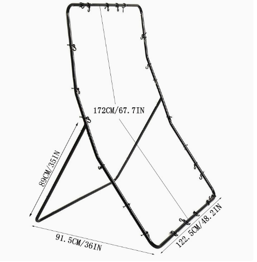 Salelink Baseball and Softball Pitching Net and Rebounder