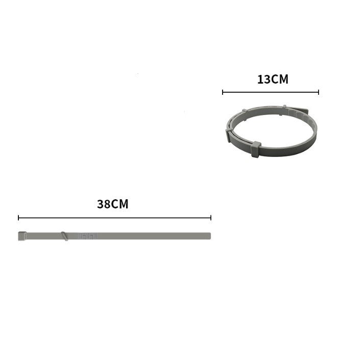 Grey Flea and Tick Collar for Cats Size 38cm