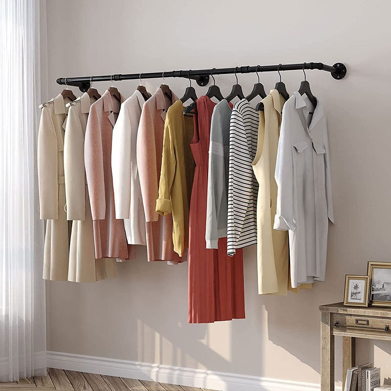 Industrial Pipe Clothes Rack