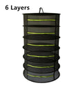 6 Tier Drying NET Large Shelf Hydroponic Hanging Grow Herb Plant Dry Rack