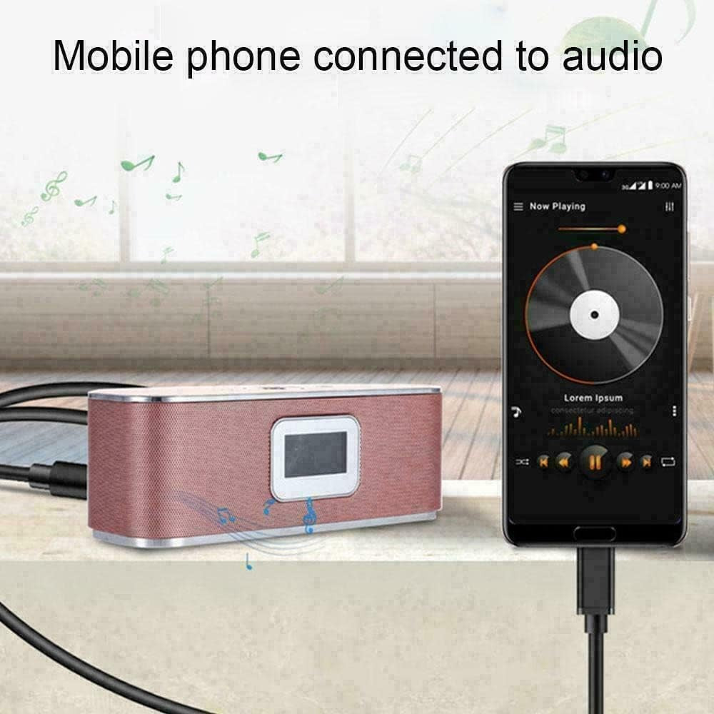 Type C to 3.5mm Male Audio AUX Cable Adapter