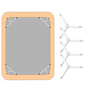 4pcs Sheet Strap Clips Grippers Mattress Bed Suspenders Holder