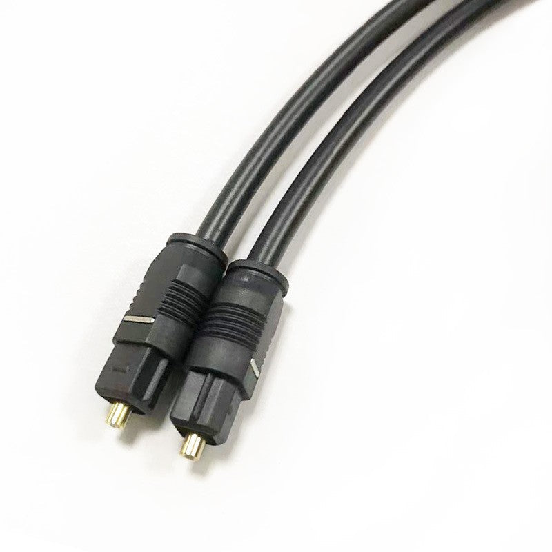 5M Ultra Premium Optical Fibre Digital Audio Cable Lead Cord Toslink Black SPDIF