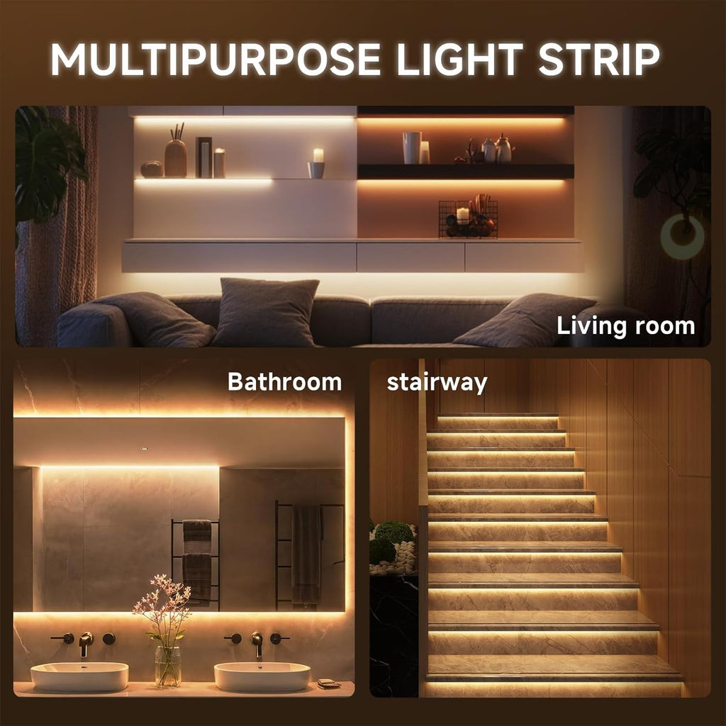 12V COB LED Strip Lights 10M Cool White