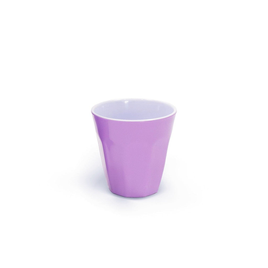 300ML Melamine Cups, Set of 6 in Purple Shatter-Proof Dishwasher Safe