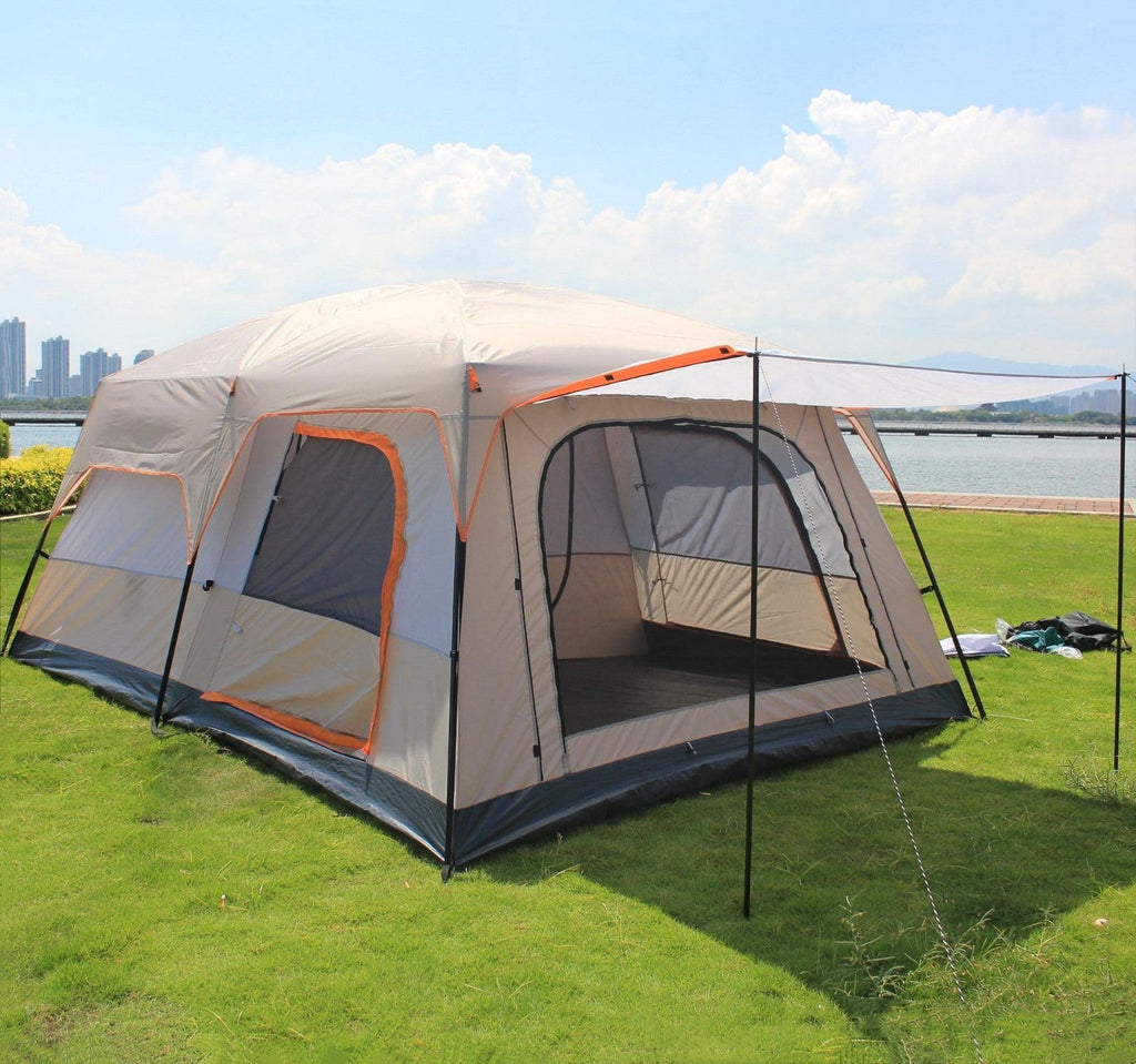 Spacious Portable Camping Tent for 5-8 Persons with Carrying Bag