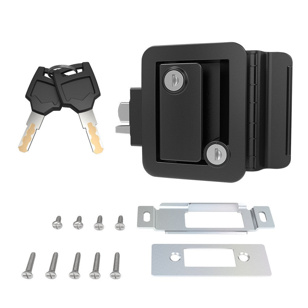 RV Entry Door Lock Handle Knob Deadbolt Camper Travel Trailer Latch Key