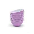 Henni & Friends 14.5CM  Melamine Cereal/Soup/Salad/Rice Bowls, Set of 6 in Purple