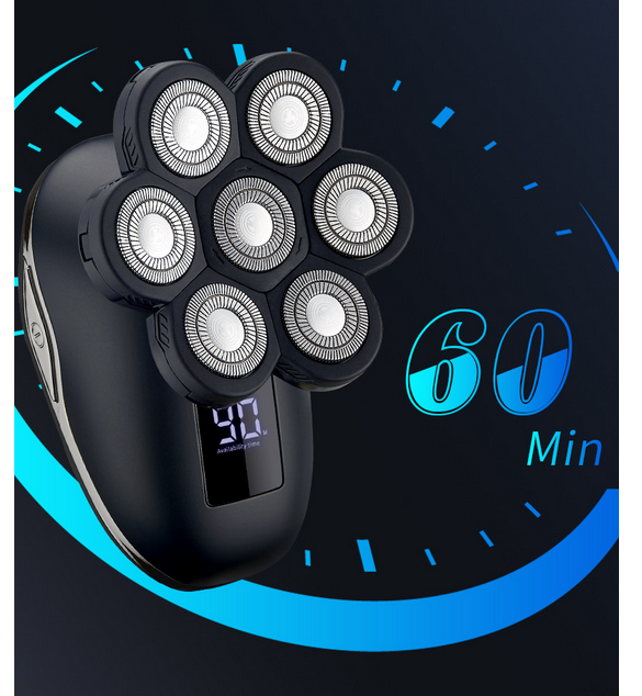 7-in-1 Electric Head Shaver for Bald Men