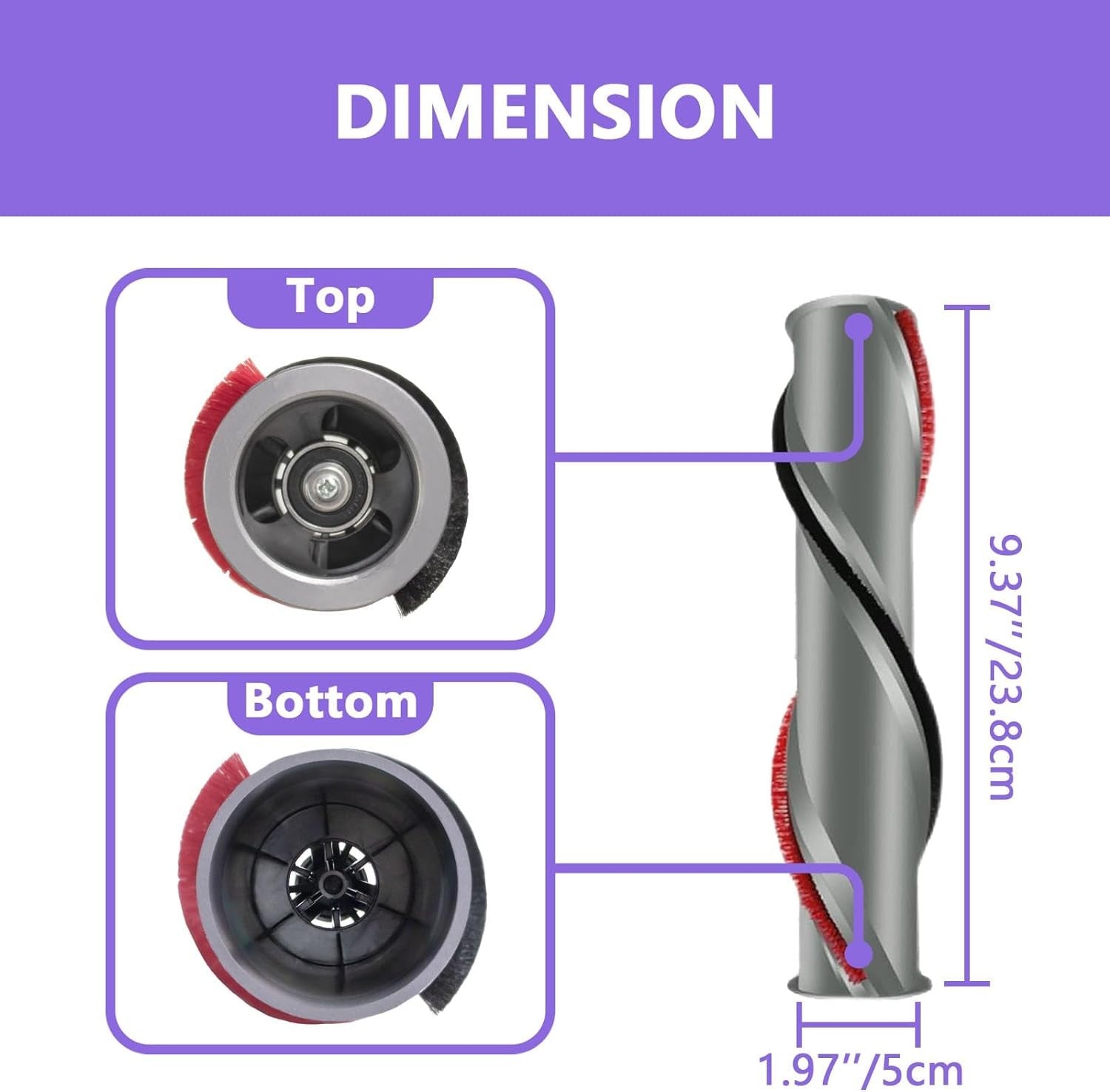 Roller Brush Vacuum Cleaner Brushroll Head Bar Roller For DYSON V11