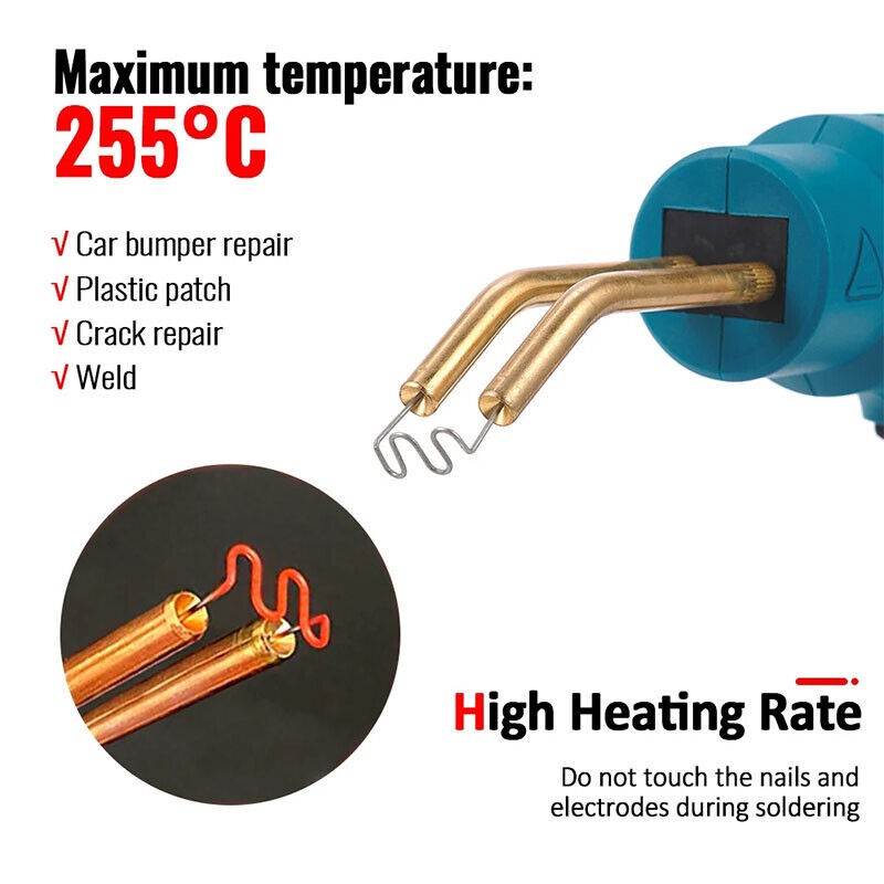 Cordless Plastic Welder Garage Tool Hot Stapler Bumper Fit Makita 18V Battery