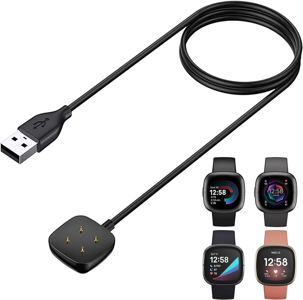 Charger Cable Replacement for Fitbit Versa 3/4 Sense/Sense 2 Smartwatch 1M