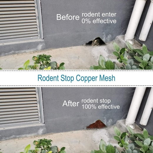 6m Fine Wire Mesh Roll Pure Copper Mesh Rodent Pest Control