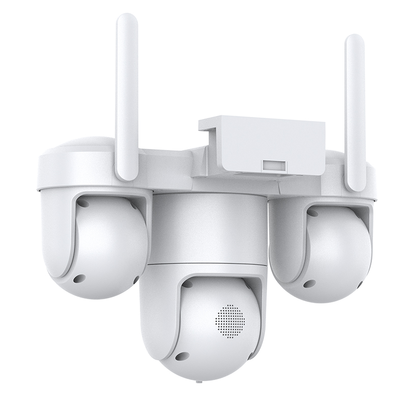 Solar 4G Security Camera 3 Lens Outdoor AOV Waterpoof
